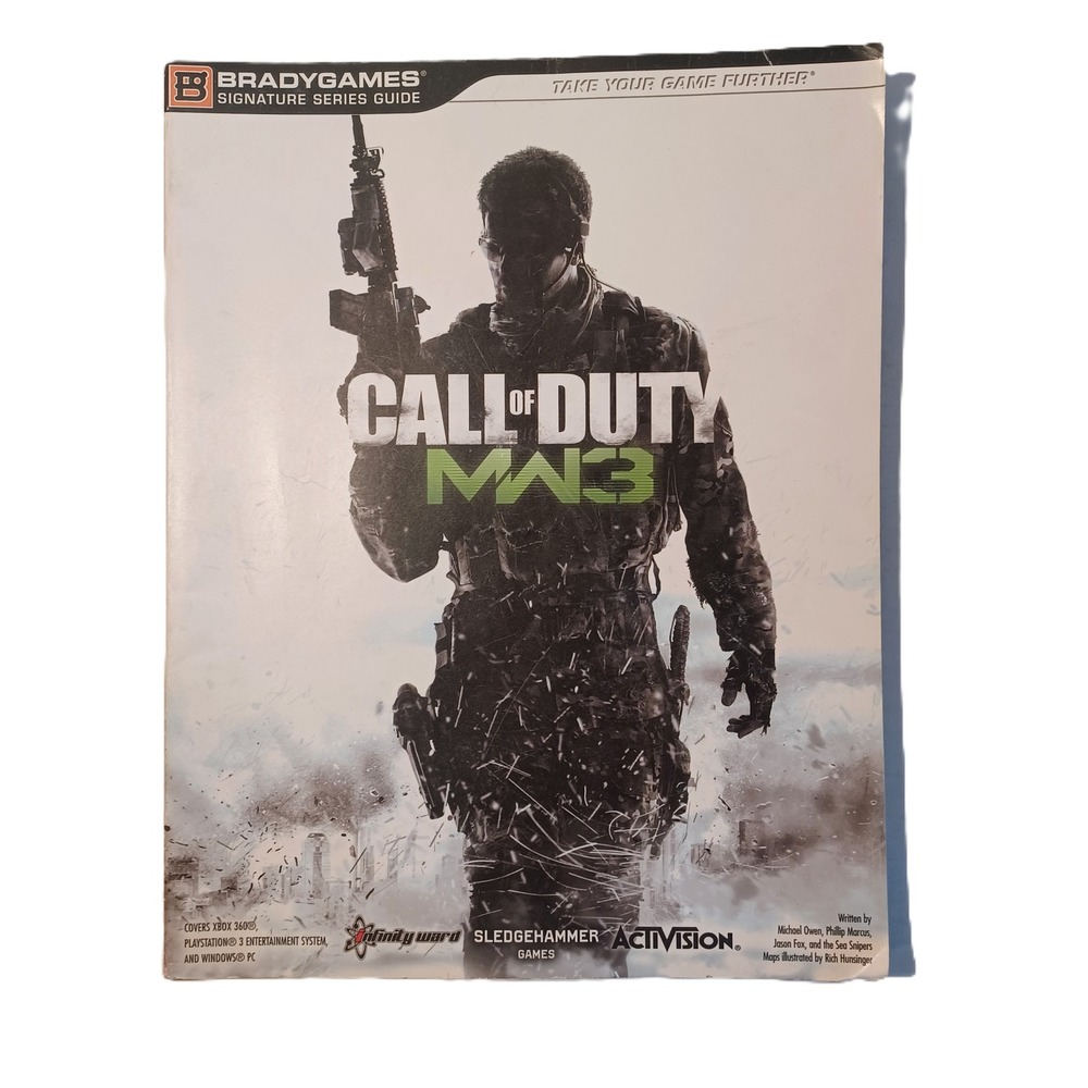 2011 Call of Duty MW3 Modern Warfare 3 BradyGames Series Strategy Guide Book